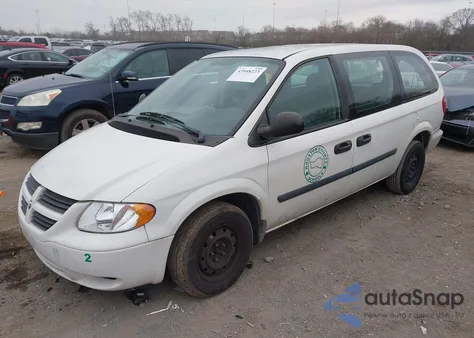 2006 Dodge Grand Caravan Se from USA, damaged, VIN 1D4GP24E46B650932